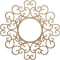 Ekena Millwork Reims Wood Fretwork Pierced Ceiling Medallion, Red Oak, 40"OD x 15 1/4"ID x 3/8"T CMWP40X40X0375RERO - alternate 1